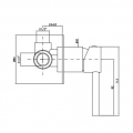 MISCELATORE E300 DOCCIA INCASSO CROMO