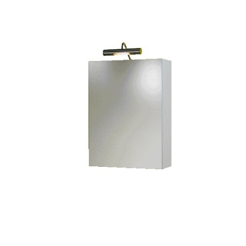 SPECCHIO CONTENITORE SP04 1 ANTA 1 LAMPADA LED BIANCO CM45