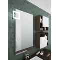 MOBILE BAGNO FREEDOM F27 ROVERE TABACCO BIANCO LACCATO OPACO LARGHEZZA CM 135 PROFONDITA' CM 50