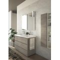 MOBILE BAGNO FREEDOM F36 ROVERE GESSATO GRIGIO ROVERE GESSATO ARTICO LARGHEZZA CM 120 PROFONDITA' CM 50