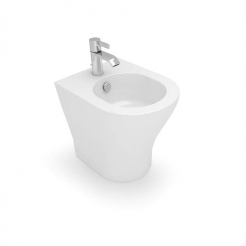 SANITARI ZERO BIDET BIANCO A TERRA MONOFORO