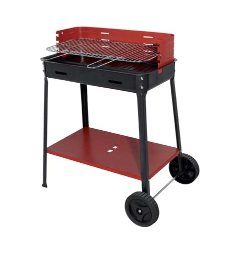 BARBECUE CARBONE FLAVIA CON RUOTE CM 60X35