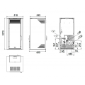 STUFA PELLET ALYSA NEW IDRO VENTILATA