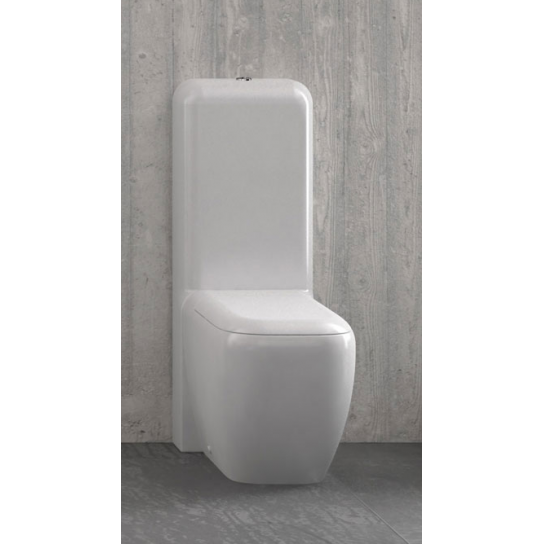 SANITARI SHUI VASO BIANCO A TERRA SCARICO BIDIREZIONALE COLONNA SCARICO PORCELLANA MECCANISMO GEBERIT 2 FLUSSI SEDILE SOFT CLOSE