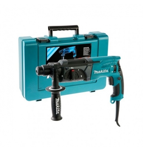 TRAPANO MARTELLO TASSELATORE SCALPELLATORE HR2470 VOLT 230 WATT 780 SDS PLUS PIU' VALIGIA MAKITA