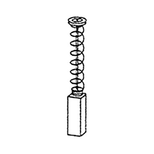 CARBONCINO RICAMBIO SPAZZOLA Z0105 MM 5 X 8 ALTEZZA MM 15,5 CONFEZIONE 2 PEZZI