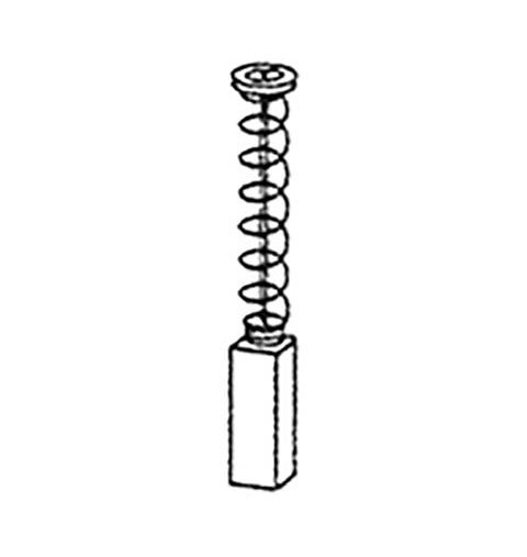 CARBONCINO RICAMBIO SPAZZOLA Z0105 MM 5 X 8 ALTEZZA MM 15,5 CONFEZIONE 2 PEZZI