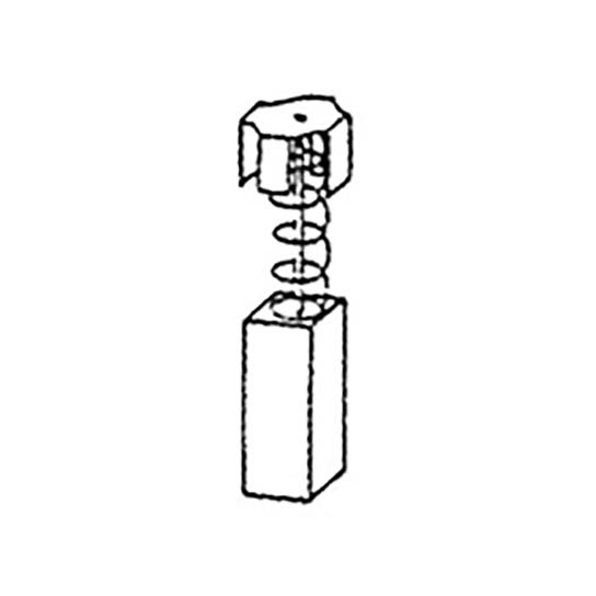 CARBONCINO RICAMBIO SPAZZOLA BT-AG 500 TC-AG MM 5 X 88 ALTEZZA 11 MM EINHELL CONFEZIONE 2 PEZZI