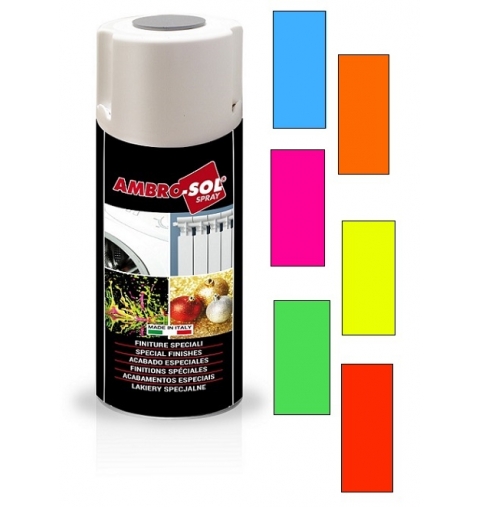 SMALTO BOMBOLETTA SPRAY FLUORESCENTE ML 400 AMBRO-SOL