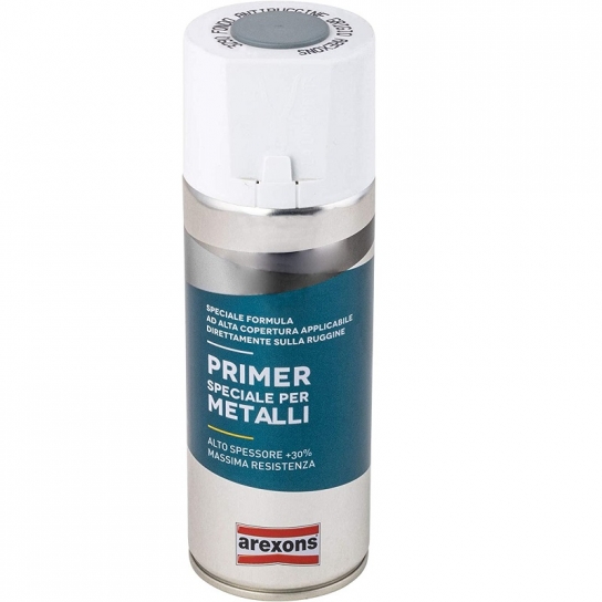 SMALTO SPRAY ANTIRUGINE 3290 SPECIALE METALLI FONDO GRIGIO ML 400 AREXONS