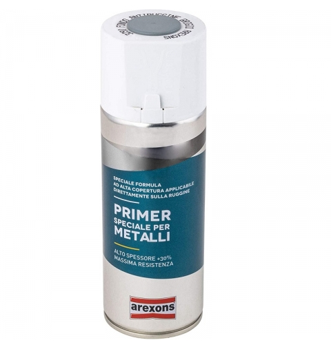 SMALTO SPRAY ANTIRUGINE 3290 SPECIALE METALLI FONDO GRIGIO ML 400 AREXONS