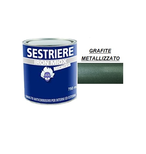 SMALTO MICACEO IRON MIOX GRAFITE METALLIZZATO 2193