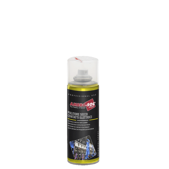 PULITORE SECCO BOMBOLETTA SPRAY PER CONTATTI ELETTRICI 200 ML AMBRO-SOL