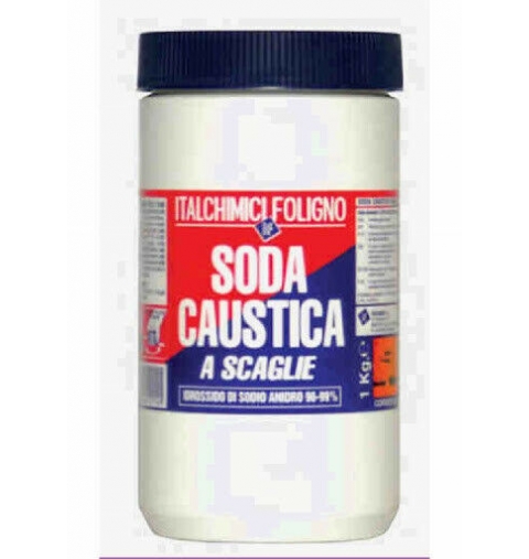 SODA CAUSTICA IN BARATTOLI KG 1 ITALCHIMICI