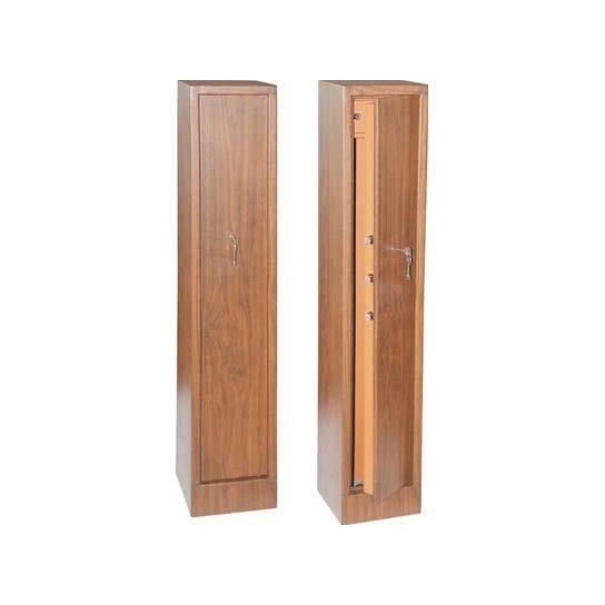 ARMADI FUCILI WOOD 5 POSTI EFFE CON TESORETTO CM 35 X 25 ALTEZZA CM 145