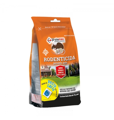 RODENTICIDA PASTA BLU BF BS 10 BUSTINE DA GR 15 PROTEMAX