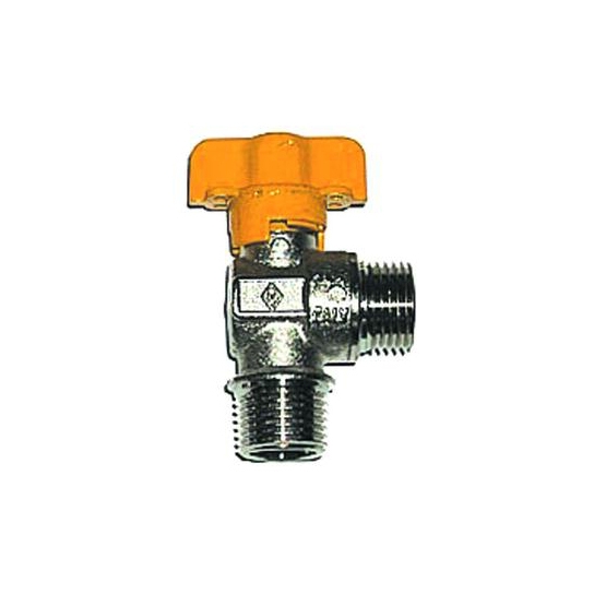 RUBINETTO GAS SQUADRO SFERA FILETTATO MASCHIO MASCHIO Ø 1/2"