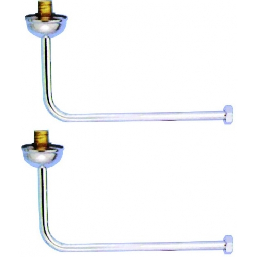 CANNETTA SQUADRA COPPIA CON NIPLES E ROSONE Ø 12 MM