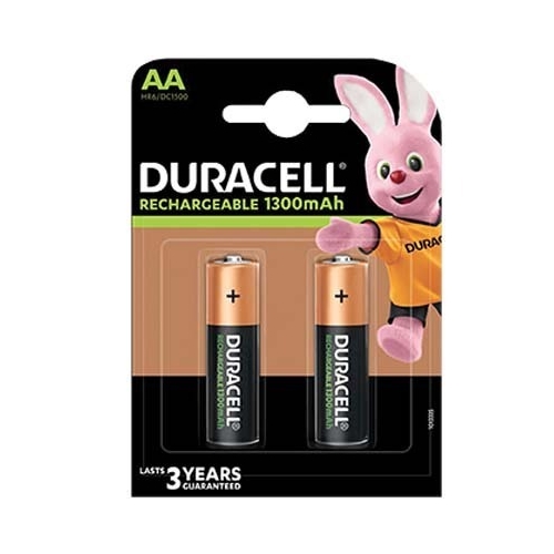 PILA STILO AA RICARICABILE VOLT 1,2 MAH 1300 PZ 2 DURACELL