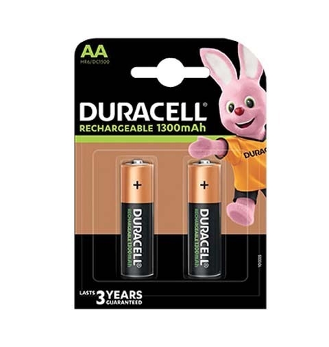 PILA STILO AA RICARICABILE VOLT 1,2 MAH 1300 PZ 2 DURACELL