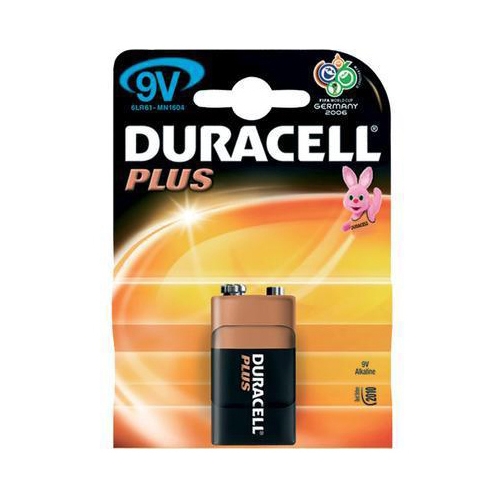 PILE TRANSIST ALKALINE 9V 6LR61/MN1604DURACELL