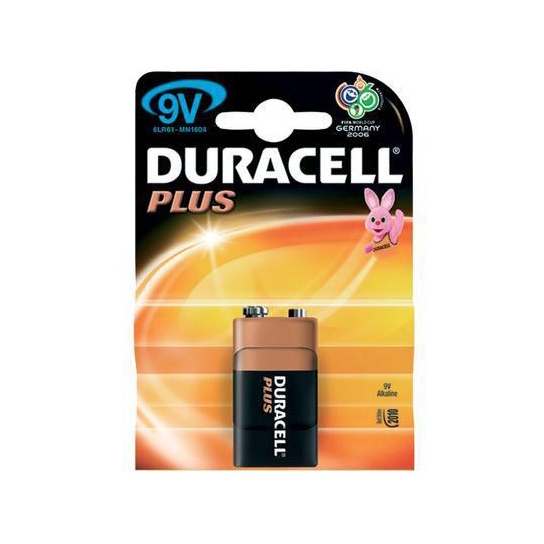 PILE TRANSIST ALKALINE 9V 6LR61/MN1604DURACELL