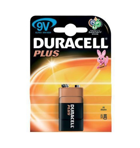 PILE TRANSIST ALKALINE 9V 6LR61/MN1604DURACELL