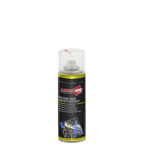 PULITORE SECCO BOMBOLETTA SPRAY PER CONTATTI ELETTRICI 200 ML AMBRO-SOL