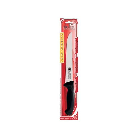 COLTELLO ARROSTO PROFESSIONALE MANICO PLT ACCIAIO INOX CM 20 DE LUCA