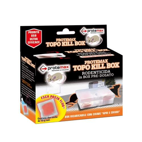 TOPO KILL BOX RODENTICIDA PASTA 30 GR PROTEMAX