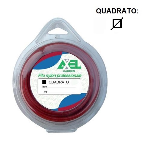 FILO DECESPUGLIATORE QUADRATO CORALLO