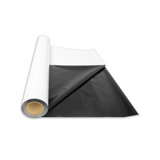 TELO PLASTICA MM 0,2 DA MT8 BIANCO NERO