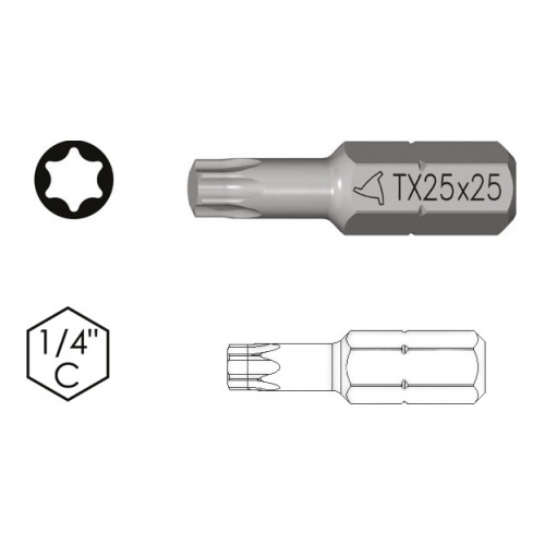 INSERTI 1/4 C X VITI TORX CONFEZIONE 10 PEZZI KRINO