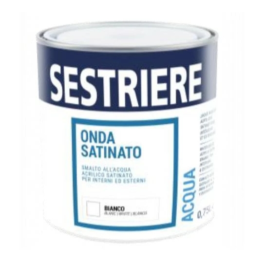 SMALTO ONDA AD ACQUA SMALTATO SATINATO SESTRIERE