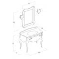 MOBILE VANITY 08 NOCE ANTICO