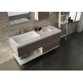 MOBILE BAGNO FREEDOM F38 ROVERE GESSATO ARTICO ROVERE TERRA LARGHEZZA CM 140 PROFONDITA' CM 50