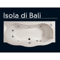 VASCA BALI FINITURA BIANCO CROMO PANNELLO FRONTALE E LATERALE