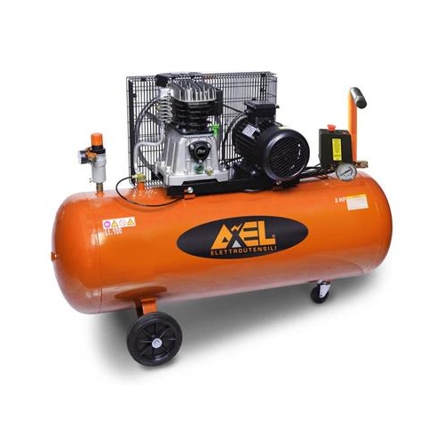 COMPRESSORE AXEL LITRI 100 HP.2 CON CINGHIA